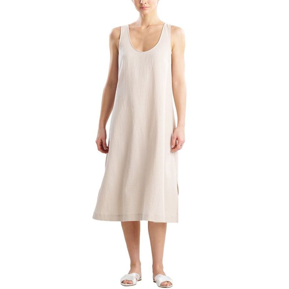 Natori Womens  Onsen Tank Slip Dress, Beige